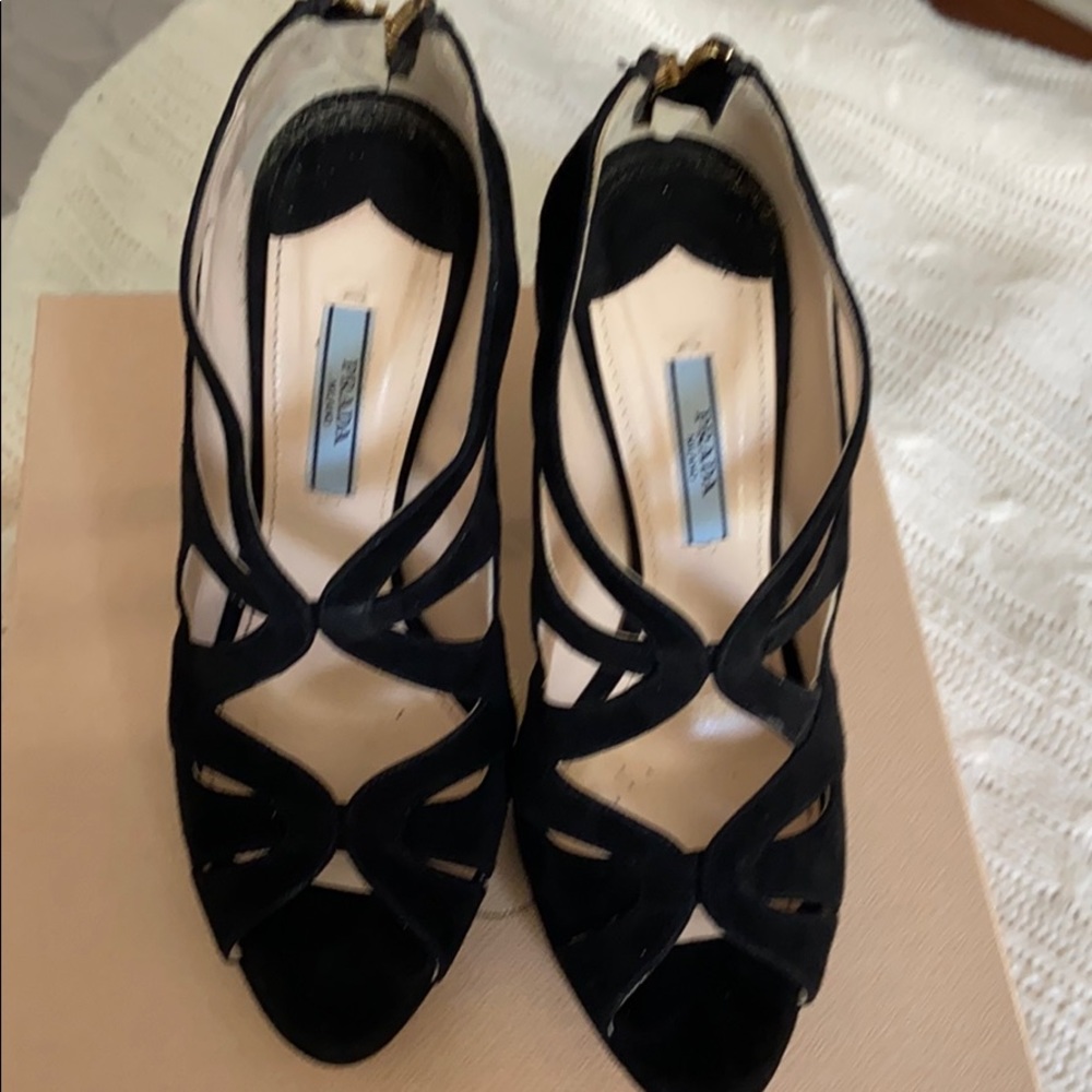 Prada platform heel